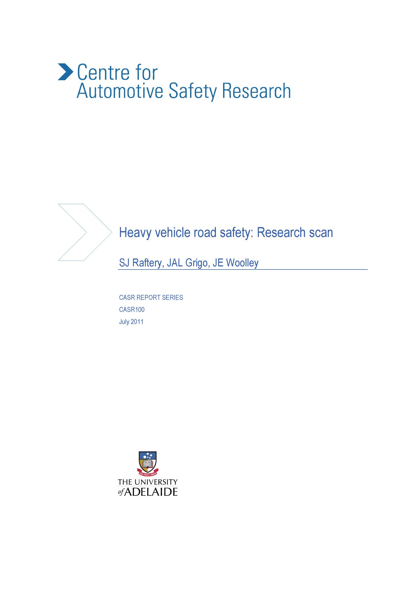 NRSPP Australia » Heavy vehicle road safety research scan